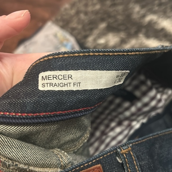 Blue Tommy Hilfiger Straight Mercer Jeans - Picture 6 of 9
